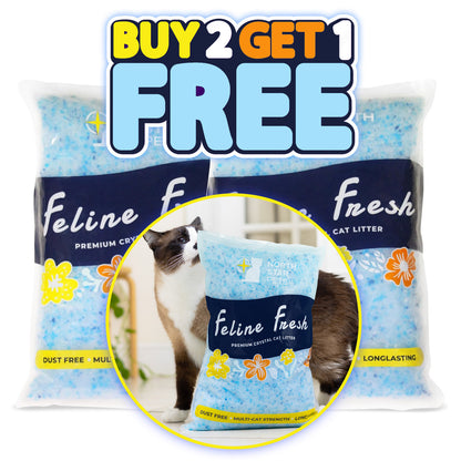 Feline Fresh Crystal Litter - Buy 2 Get 1 Free